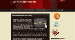 Desktop Screenshot of higherachievements.com