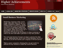 Tablet Screenshot of higherachievements.com